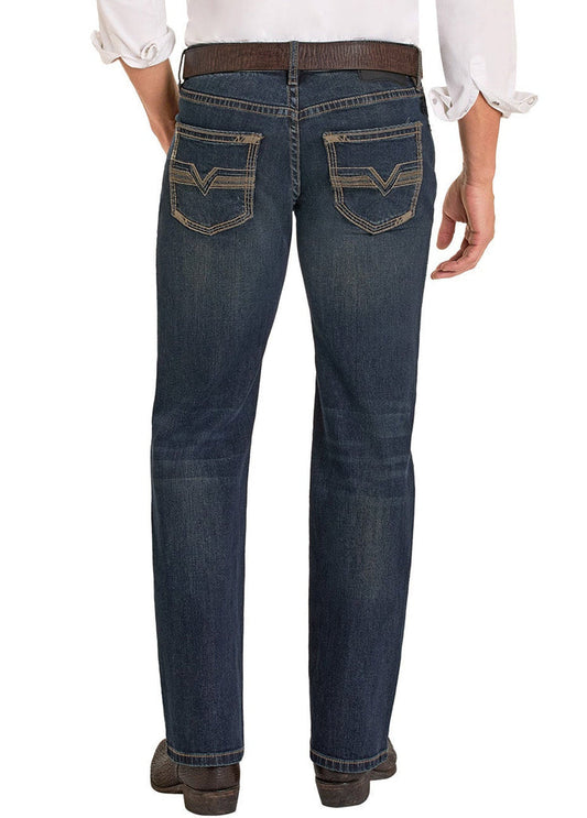 Men's Regular Fit Classic V Straight Leg Jeans
