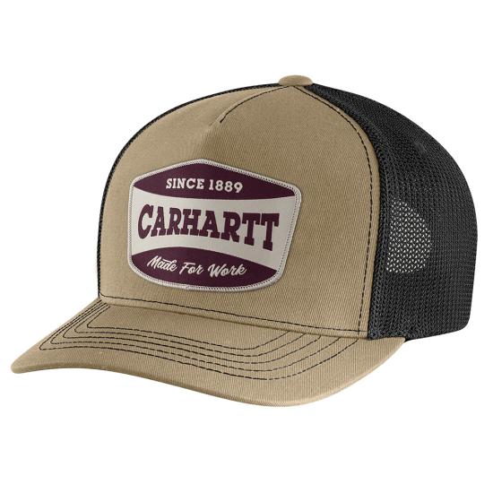 Canvas Mesh Back Patch Cap