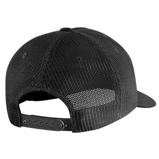 Canvas Mesh Back Skull Graphic Cap