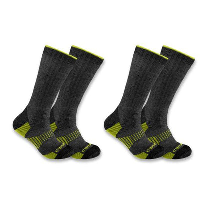 Midweight Syn/Wool Blend Boot Sock 2-Pack