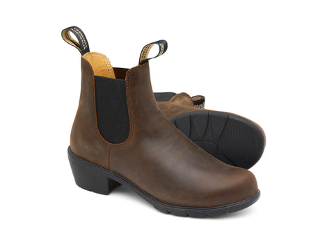 1673  Women's Series Heel Antique Brown