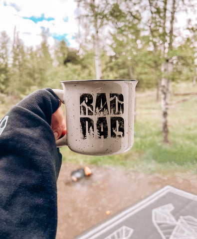 Bob’s Rad Dad Ceramic Camping Mugs
