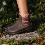 1413 Kids - Brown Striped Elastic