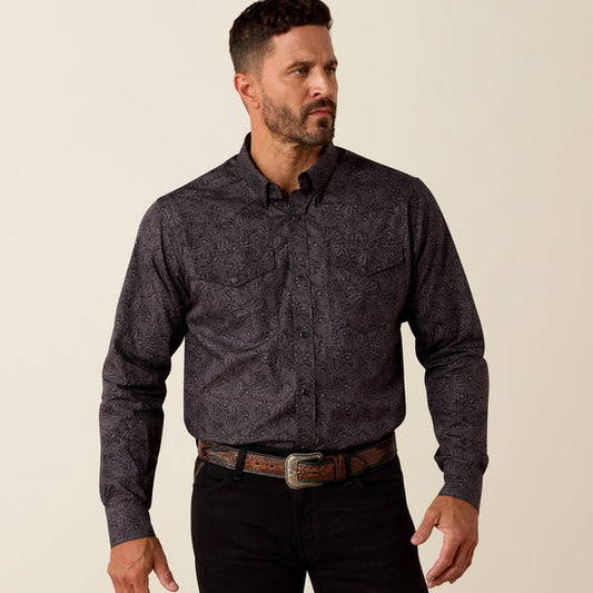 Men's Allen fitted Long Sleeve Snap Shirt
