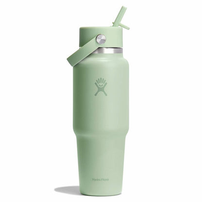 32 oz Wide Mouth Flex Straw Travel Bottle