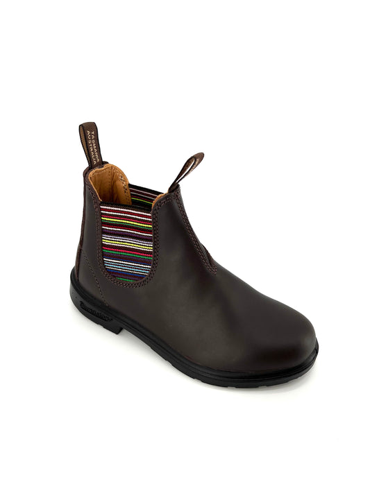1413 Kids - Brown Striped Elastic