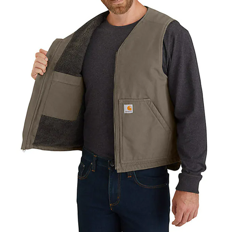 Sherpa Washed Duck Lined Vest